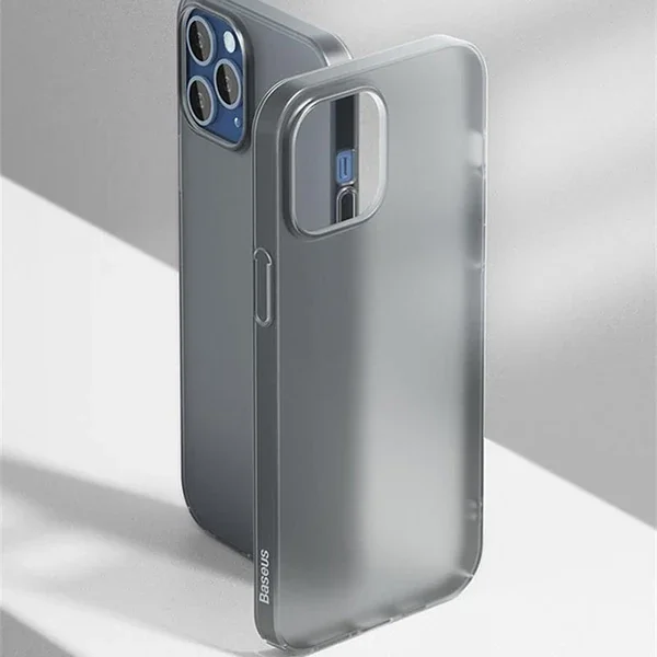 iPhone 12 Pro Max 6.7 Kılıfı – Ultra İnce Şeffaf Mat PP