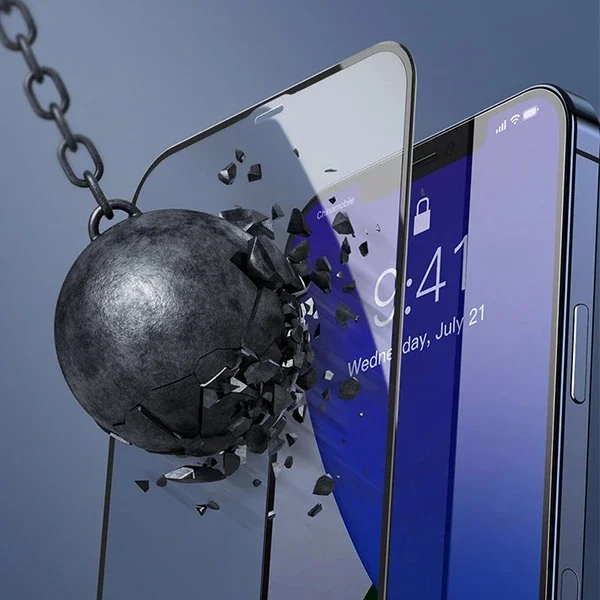 iPhone 12 Pro Max 6.7” Anti Blue Light Cam Ekran Koruyucu 2’li Set - Mavi Işık Filtreli