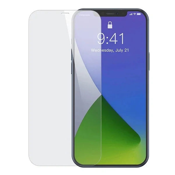 iPhone 12 Pro Max 6.7" 0.3 mm 9H Tam Kaplayan Cam Ekran Koruyucu 2’li Set - Darbeye Dayanıklı, Antiparmakizi