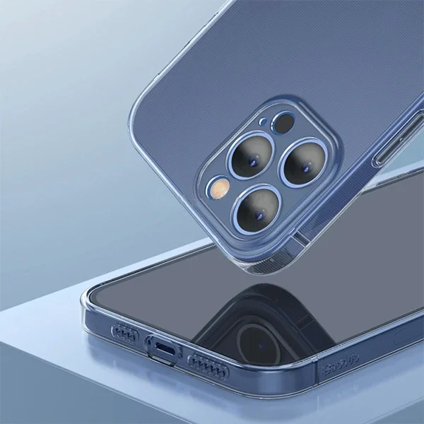 iPhone 12 Pro Max 6.7 Kılıf - Şeffaf Darbeye Dayanıklı Silikon Koruyucu