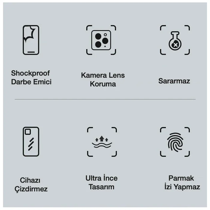 iPhone 12 Pro Max 6.7" Gold Çerçeveli Kamera Korumalı Bumper Kılıf – Sararma Yapmaz