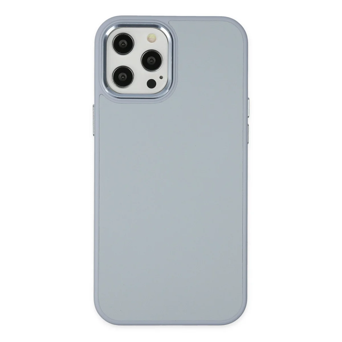 iPhone 12 Pro Max Asya Deri Silikon Kılıf - Sierra Blue (Premium Koruma ve Şıklık)
