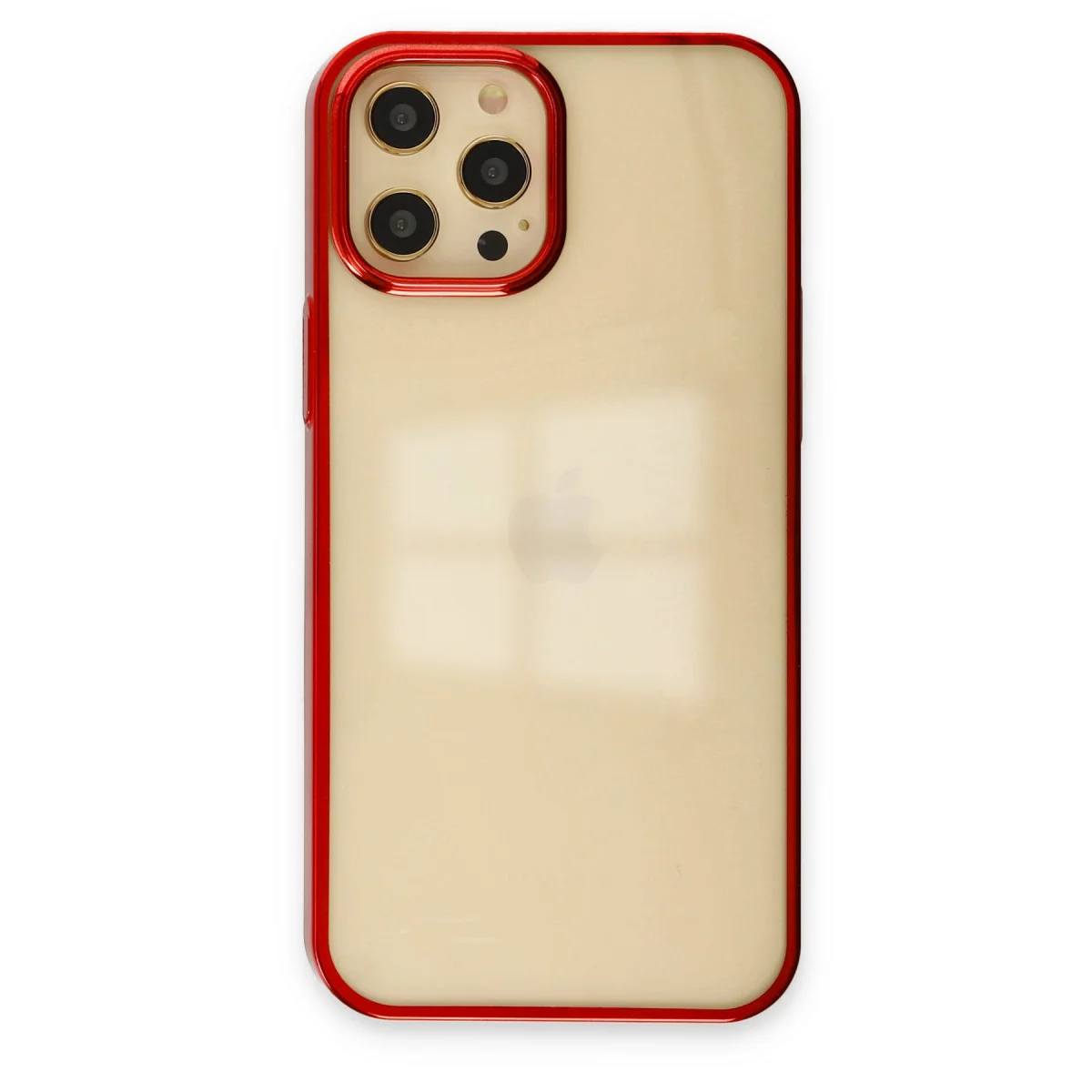 iPhone 12 Pro Max Element Silikon Kılıf - Kırmızı ve Dayanıklı Koruma