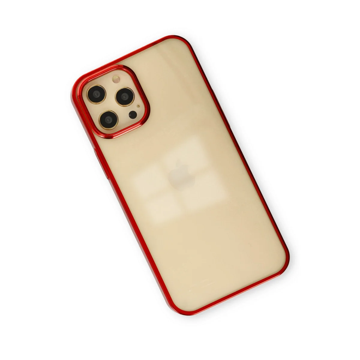 iPhone 12 Pro Max Element Silikon Kılıf - Kırmızı ve Dayanıklı Koruma