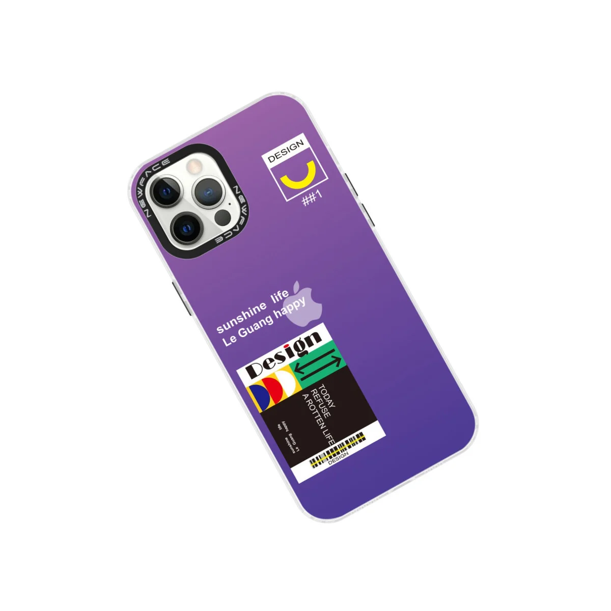 iPhone 12 Pro Max Estoril Desenli Kapak - Mat, Pürüzsüz ve Kamera Korumalı