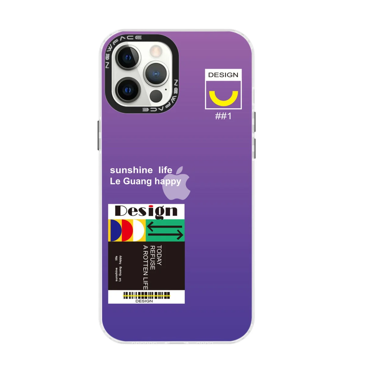 iPhone 12 Pro Max Estoril Desenli Kapak - Mat, Pürüzsüz ve Kamera Korumalı