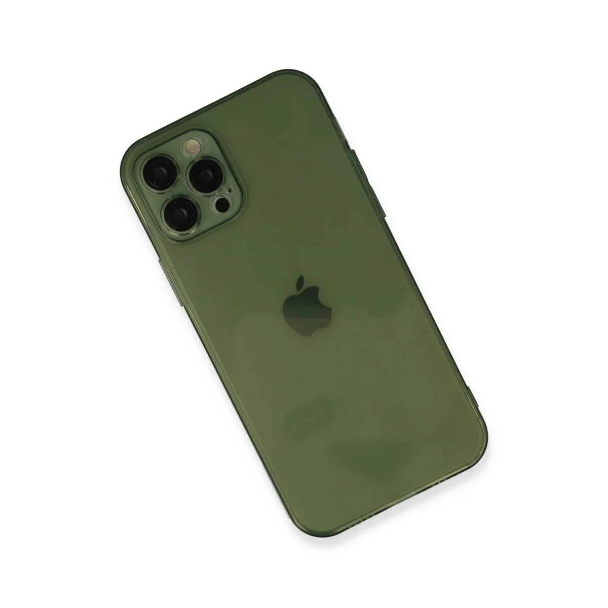 iPhone 12 Pro Max Fly Lens Silikon Kılıf - Yeşil, Ultra ince ve Premium Koruması