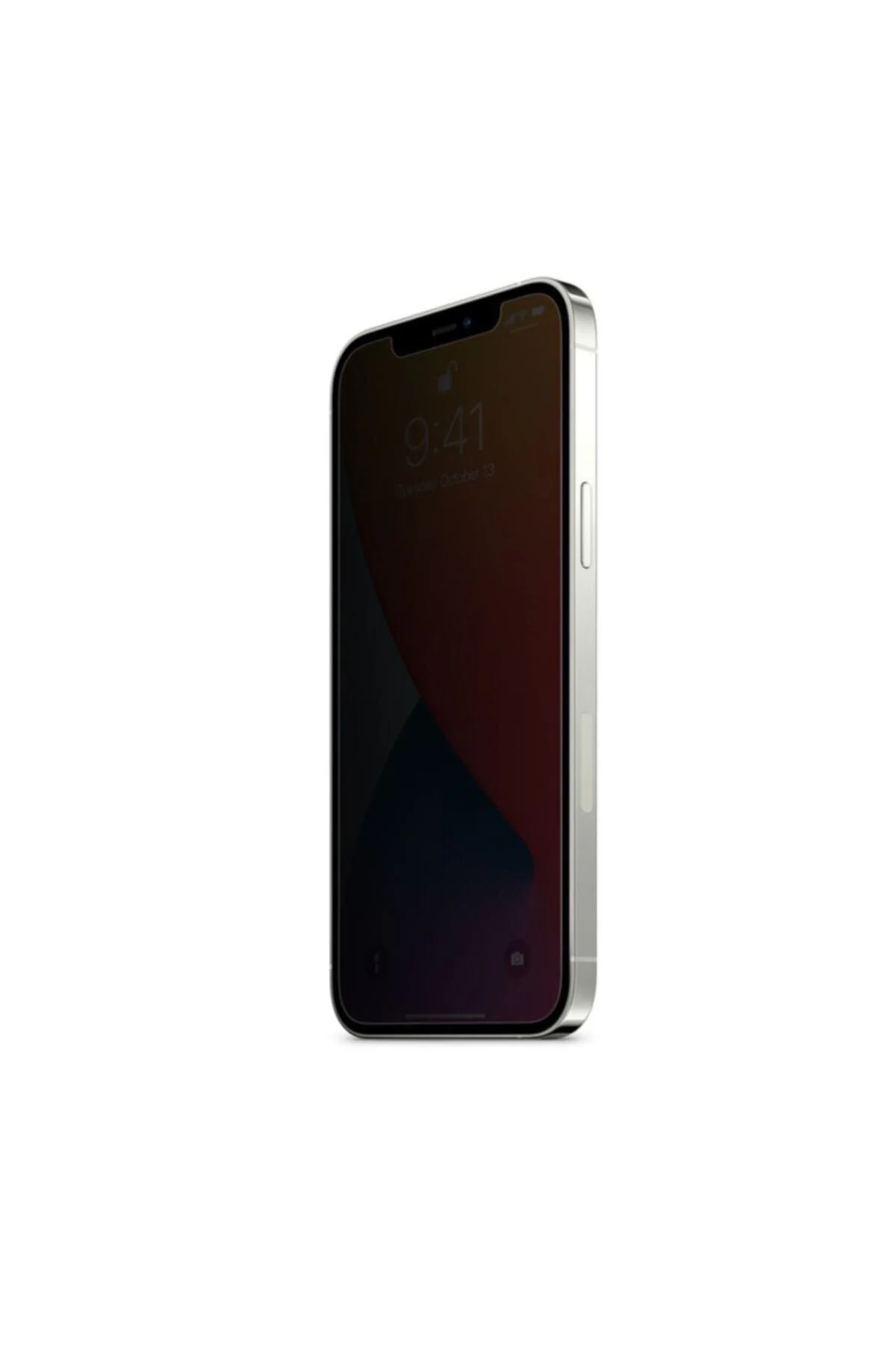 Iphone 12 Pro Max Gizli Hayalet Ekran Koruyucu 2.5D Kavisli