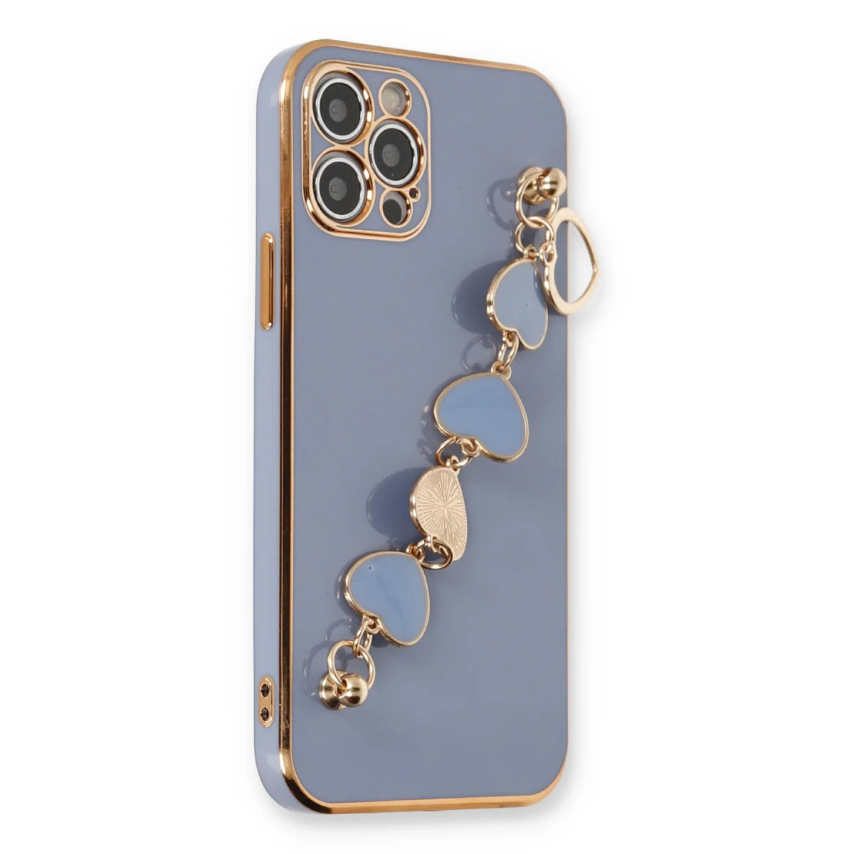 iPhone 12 Pro Max Gri Silikon Kılıf - Esila Uyumlu Esnek Koruma