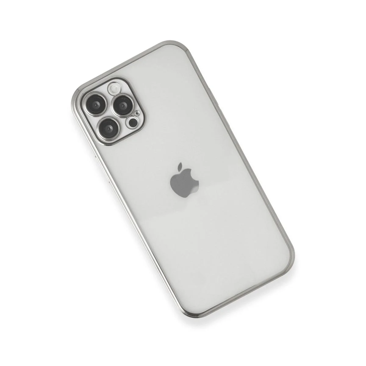 iPhone 12 Pro Max ile Uyumlu Razer Lensli Silikon Kılıf - Gümüş - Airbag Darbe Emici Koruma Fiyatı, Yorumları ve Özellikleri