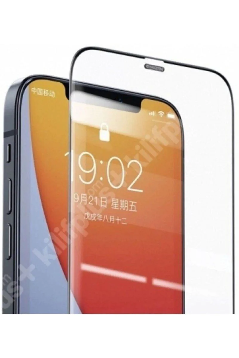 iPhone 12 Pro Max ile Uyumlu 9D Tam Kaplayan Ekran Koruyucu Film - Parmak İzi Bırakmaz iPhone 12 Pro Max ile Uyumlu 9D Tam Kaplayan Ekran Koruyucu Film - Parmak İzi Bırakmaz