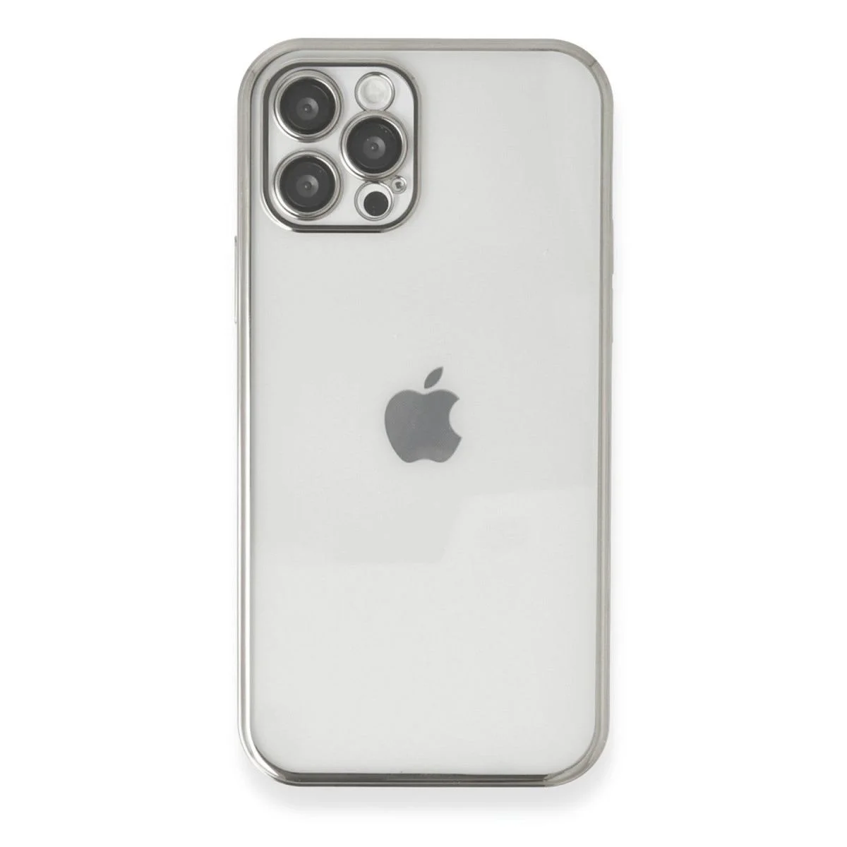 iPhone 12 Pro Max ile Uyumlu Razer Lensli Silikon Kılıf - Gümüş - Airbag Darbe Emici Koruma Fiyatı, Yorumları ve Özellikleri