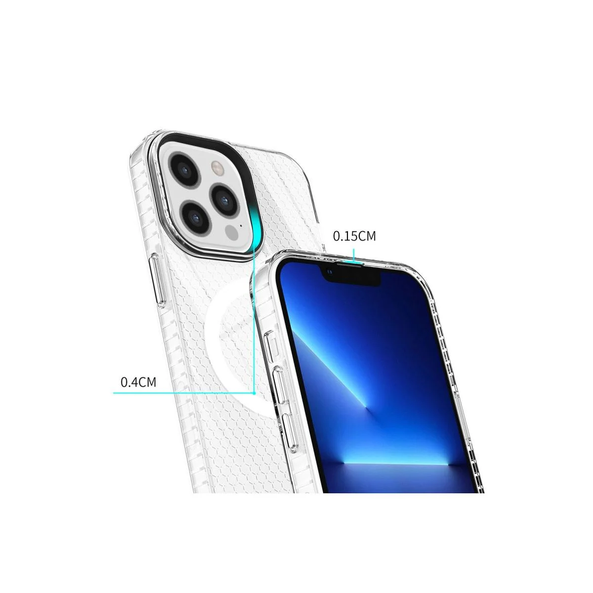 iPhone 12 Pro Max ile Uyumlu Magnetsafe Şeffaf Silikon Kılıf - Darbe Koruma Fiyatı, Yorumları ve Özellikleri
