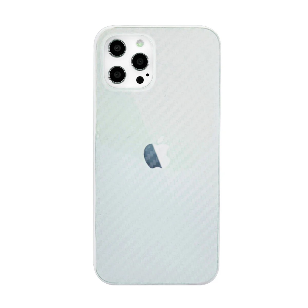 iPhone 12 Pro Max Karbon PP Silikon Şeffaf Kılıf - Ultra İnce ve Sağlam Koruma