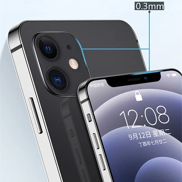 iPhone 12 Pro Max Kılıf 6.7" Şeffaf Kamera Korumalı - Darbeye Dayanıklı TPU Silikon