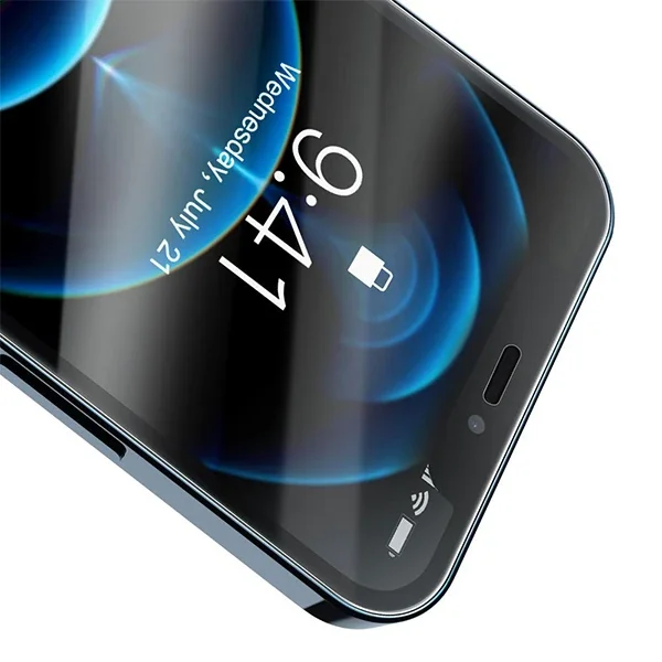 iPhone 12 Pro Max Kırılmaz Cam Ekran Koruyucu 2’li Set - 0.3 mm Ultra İnce Dayanıklı