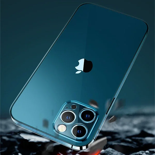 iPhone 12 Pro Max Kılıf 6.7" Şeffaf Kamera Korumalı - Darbeye Dayanıklı TPU Silikon