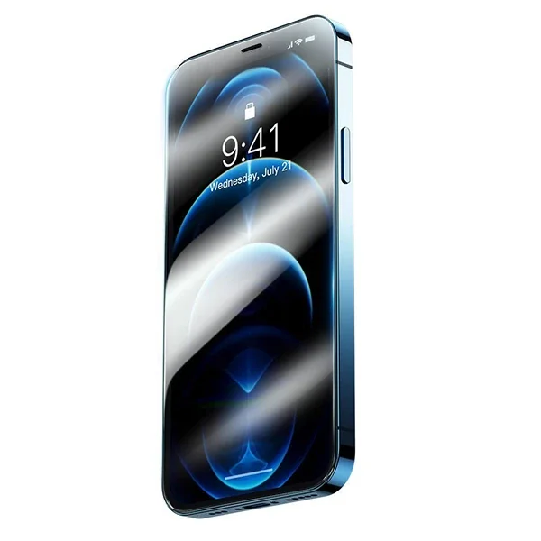 iPhone 12 Pro Max Kırılmaz Cam Ekran Koruyucu 2’li Set - 0.3 mm Ultra İnce Dayanıklı