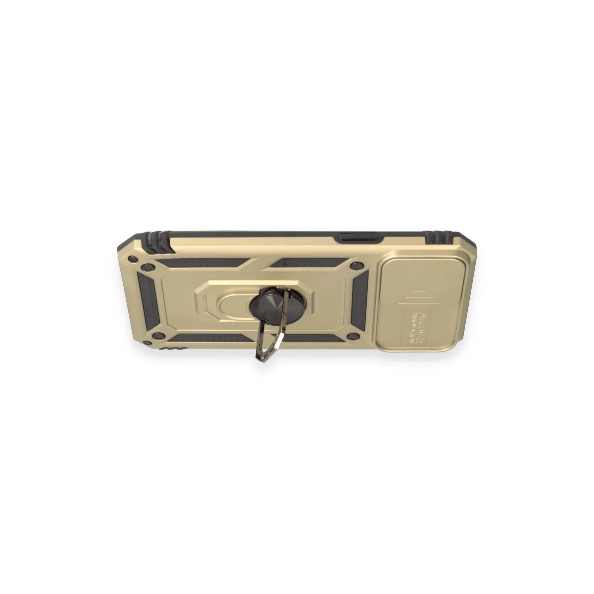 iPhone 12 Pro Max Lens Kılıflı Silikon Kılıf - Gold - Pars Serisi