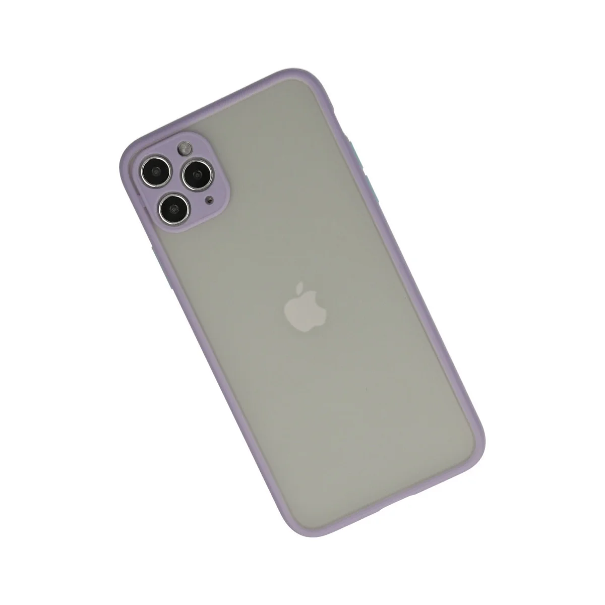 iPhone 12 Pro Max Montreal Silikon Kılıf - Mor Kamera Korumalı