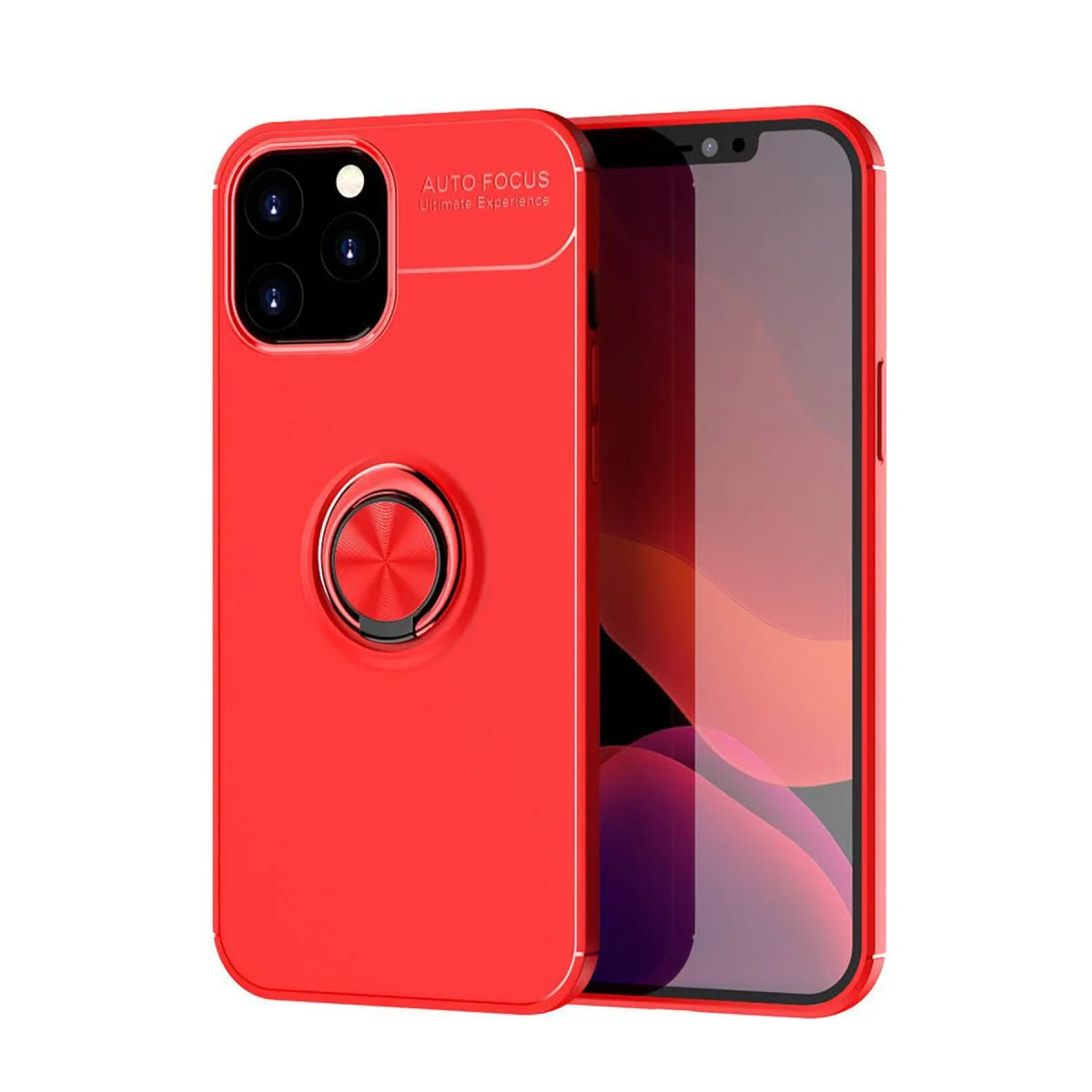 iPhone 12 Pro Max Range Ring Yüzüklü Silikon Kılıf - Kırmızı (Stand ve Mıknatıs Destekli) Fiyatı, Yorumları ve Özellikleri