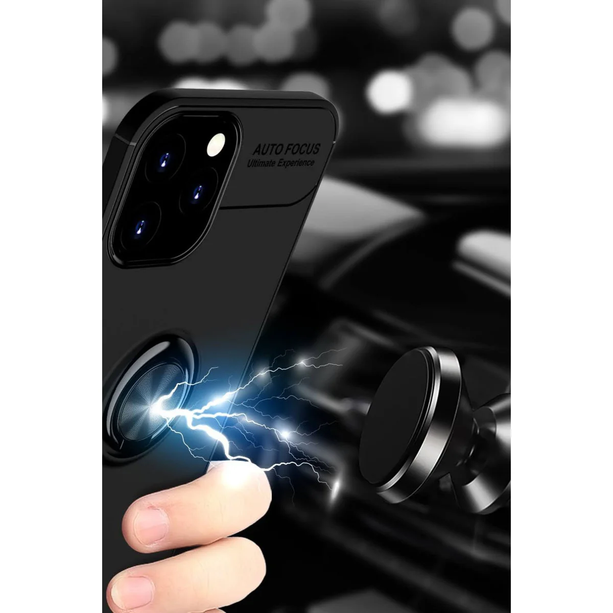 iPhone 12 Pro Max Range Ring Yüzüklü Silikon Kılıf - Kırmızı (Stand ve Mıknatıs Destekli) Fiyatı, Yorumları ve Özellikleri