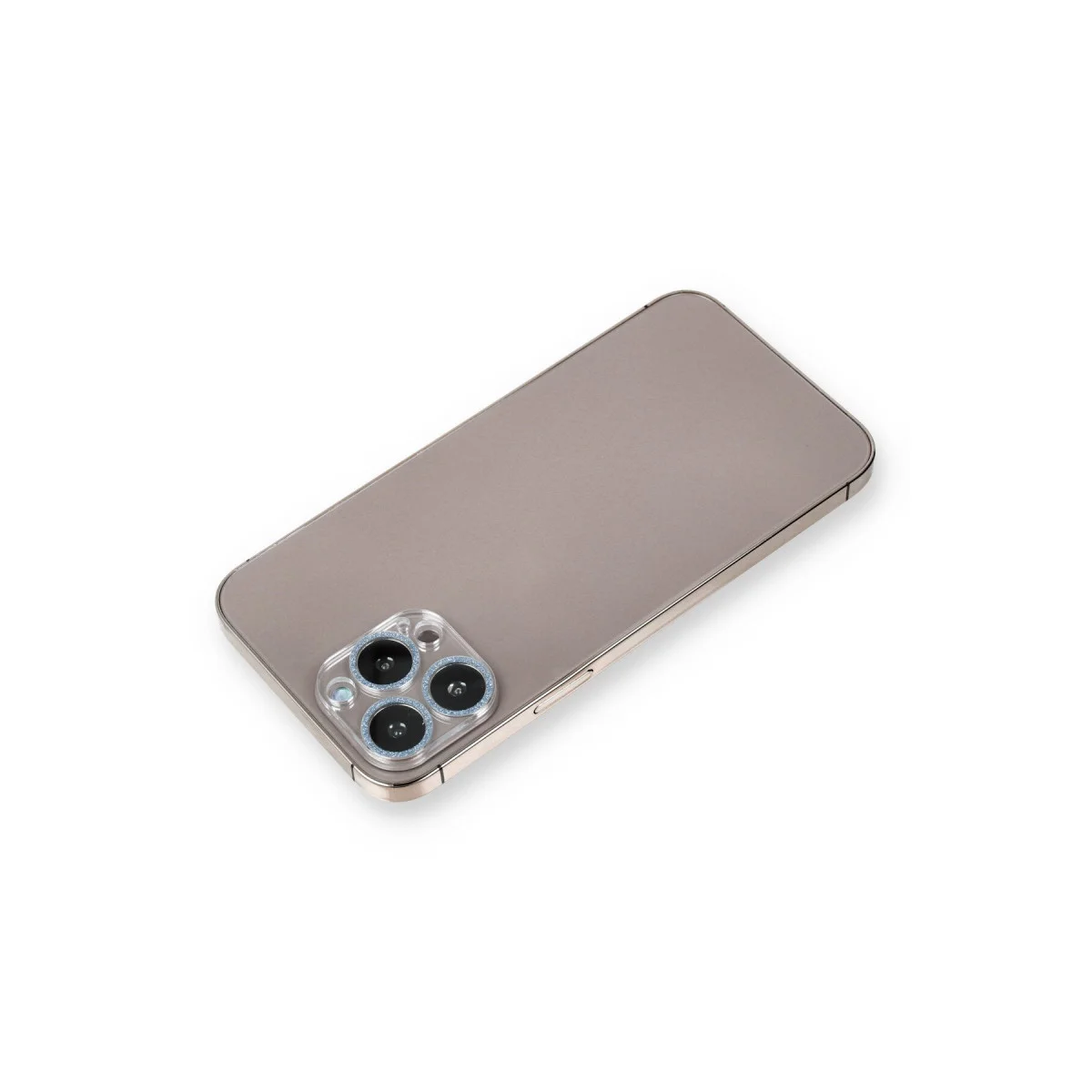 iPhone 12 Pro Max Shine Kamera Lens Koruma Camı - Sierra Blue