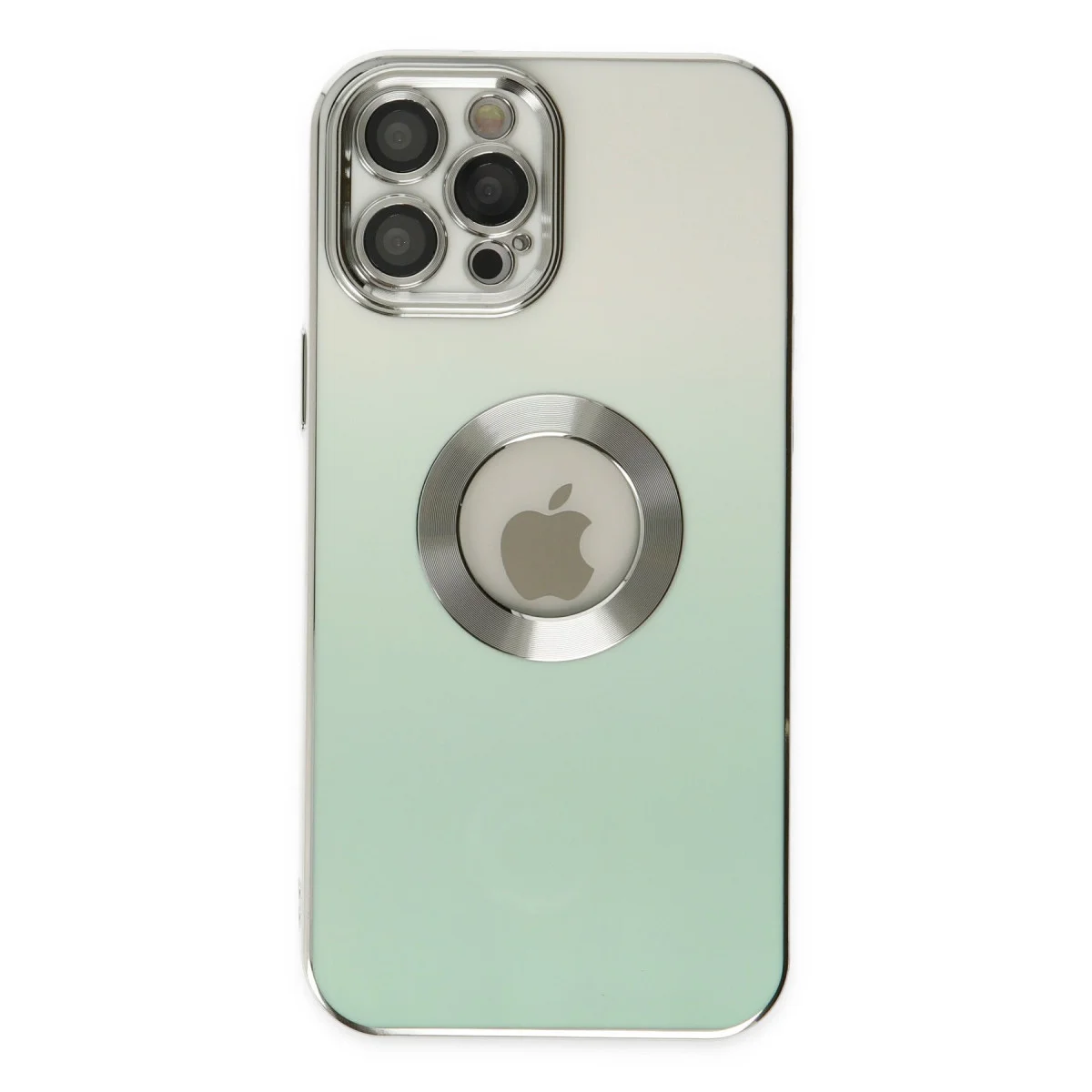 iPhone 12 Pro Max Silikon Kılıf - Turkuaz (Premium Koruma ve Modern Tasarım)