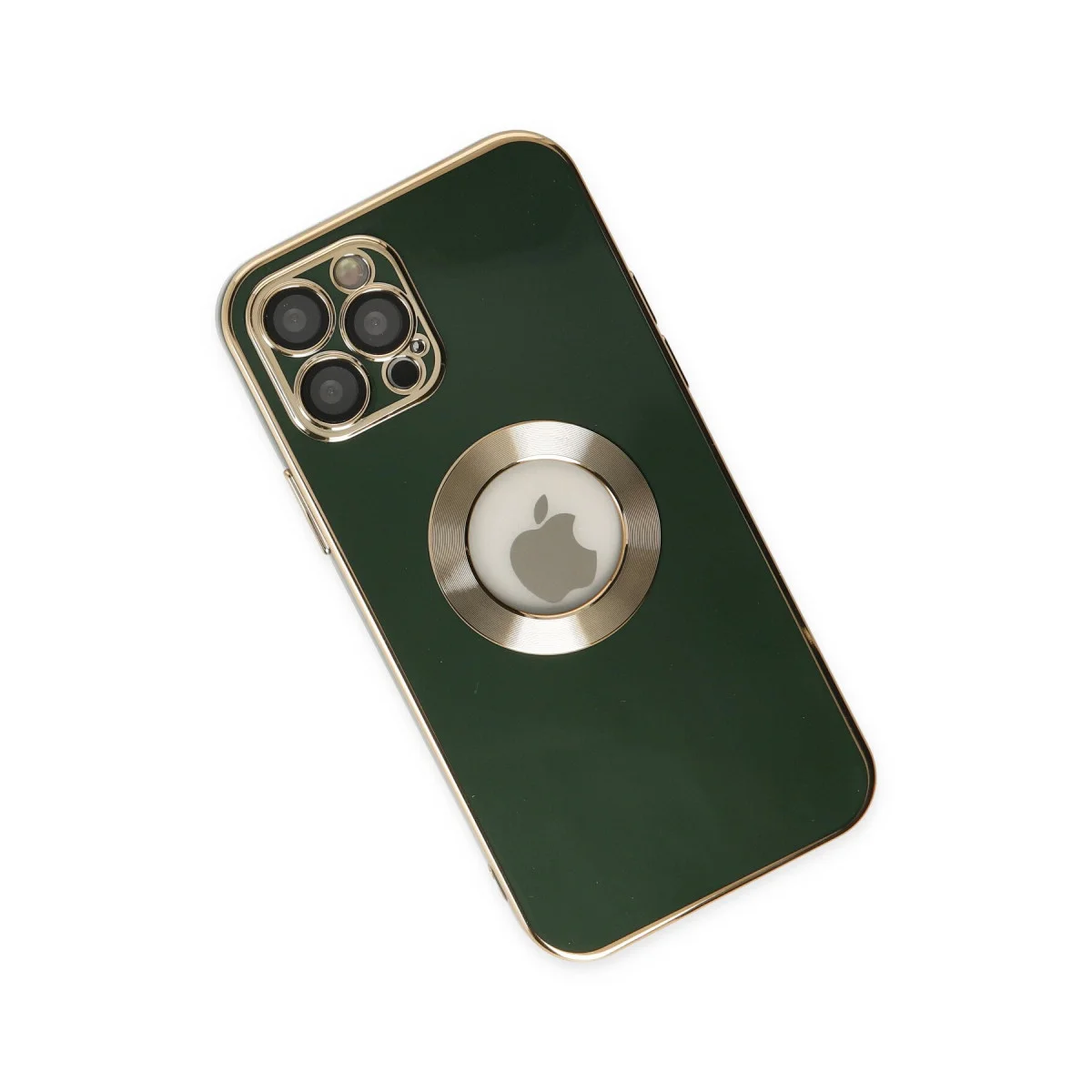 iPhone 12 Pro Max Store Silikon Kılıf - Yeşil, Etkili Koruma ve Şık Tasarım