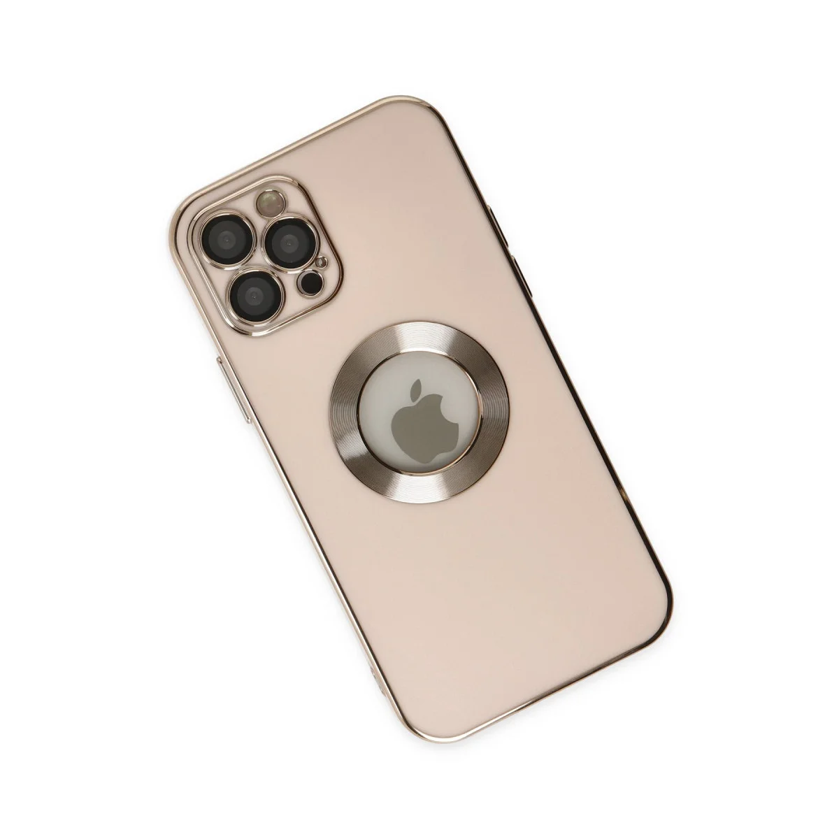 iPhone 12 Pro Max Store Silikon Kılıf Pembe - Yüksek Koruma ve Şıklık