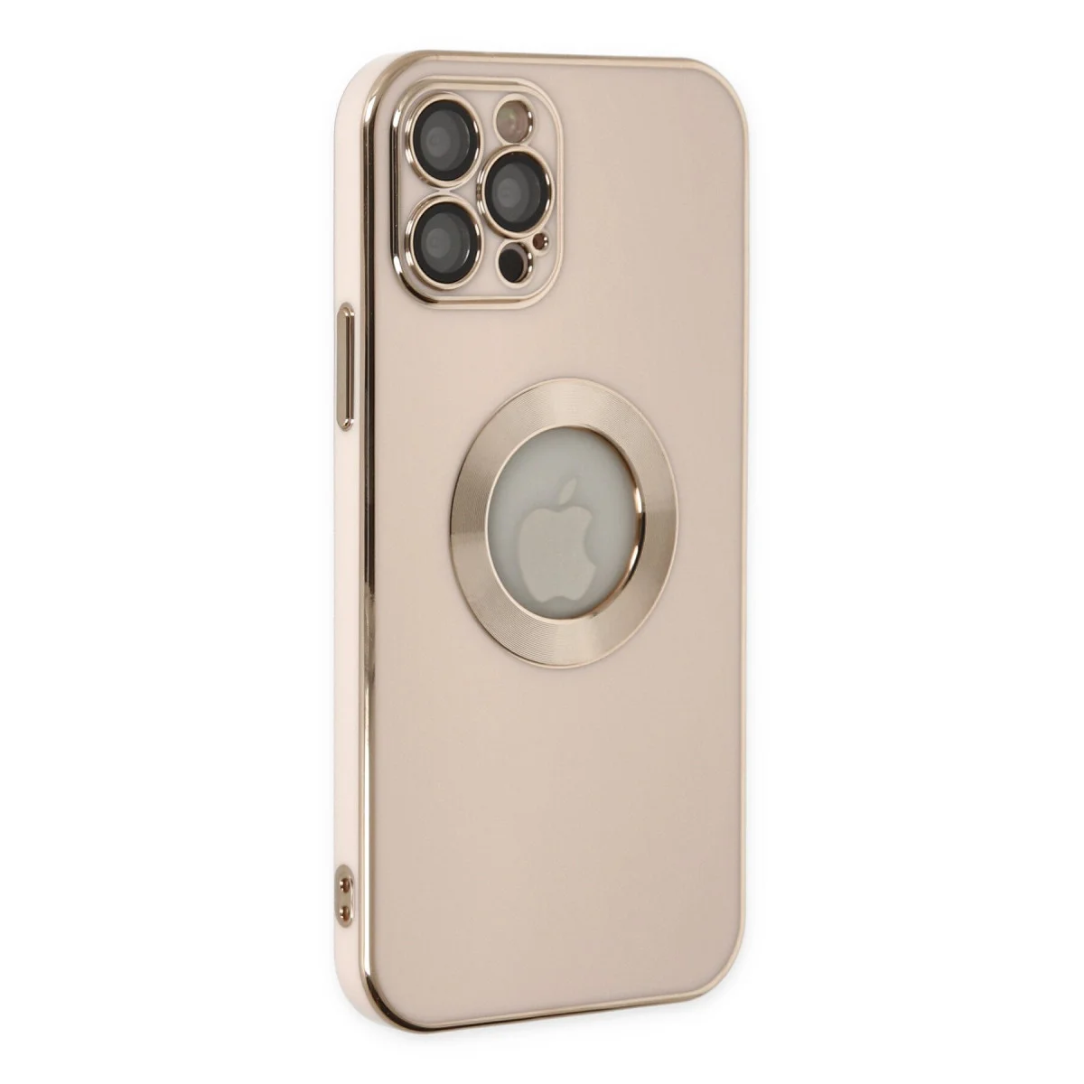 iPhone 12 Pro Max Store Silikon Kılıf Pembe - Yüksek Koruma ve Şıklık