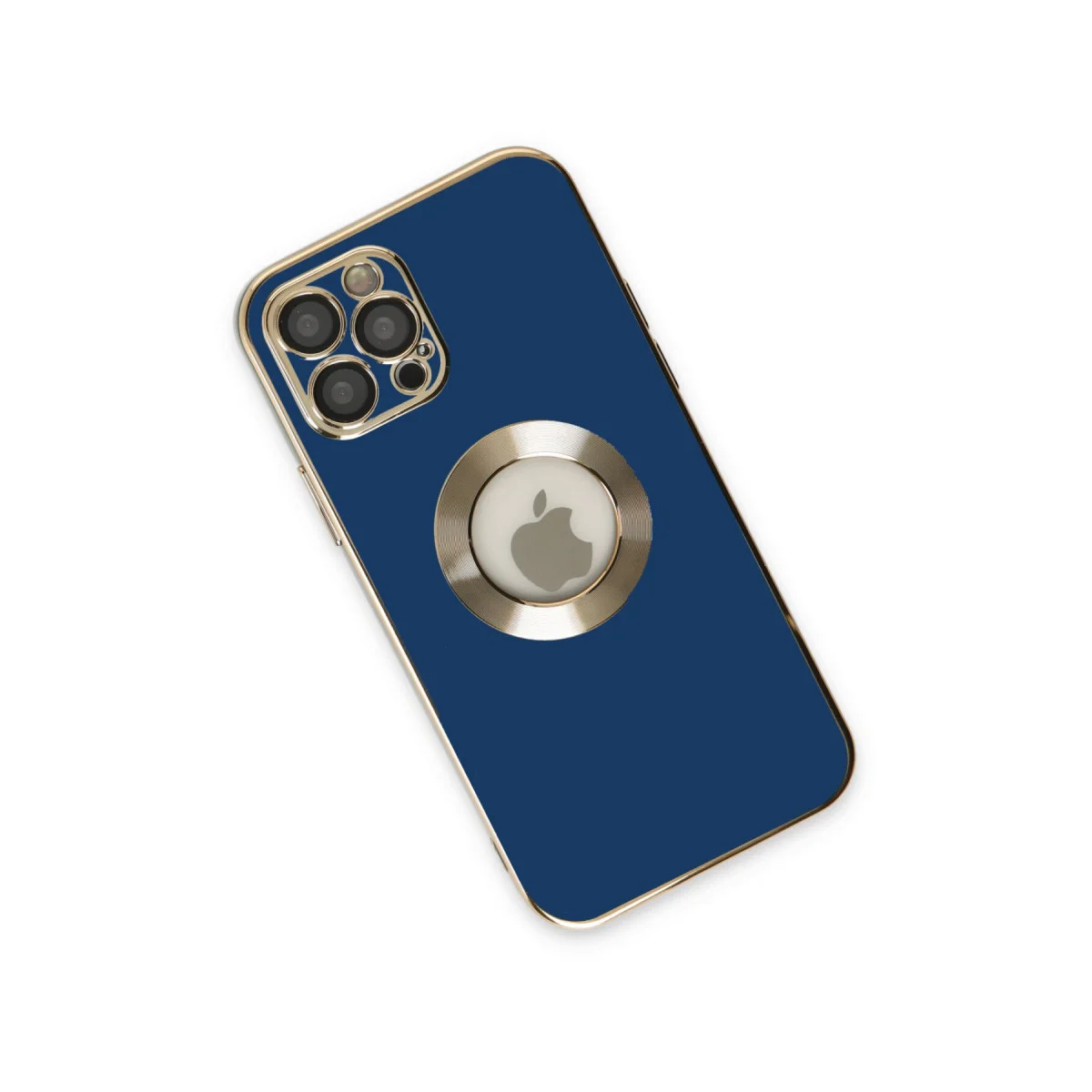 iPhone 12 Pro Max Store Silikon Kılıf - Mavi ve Premium Koruma