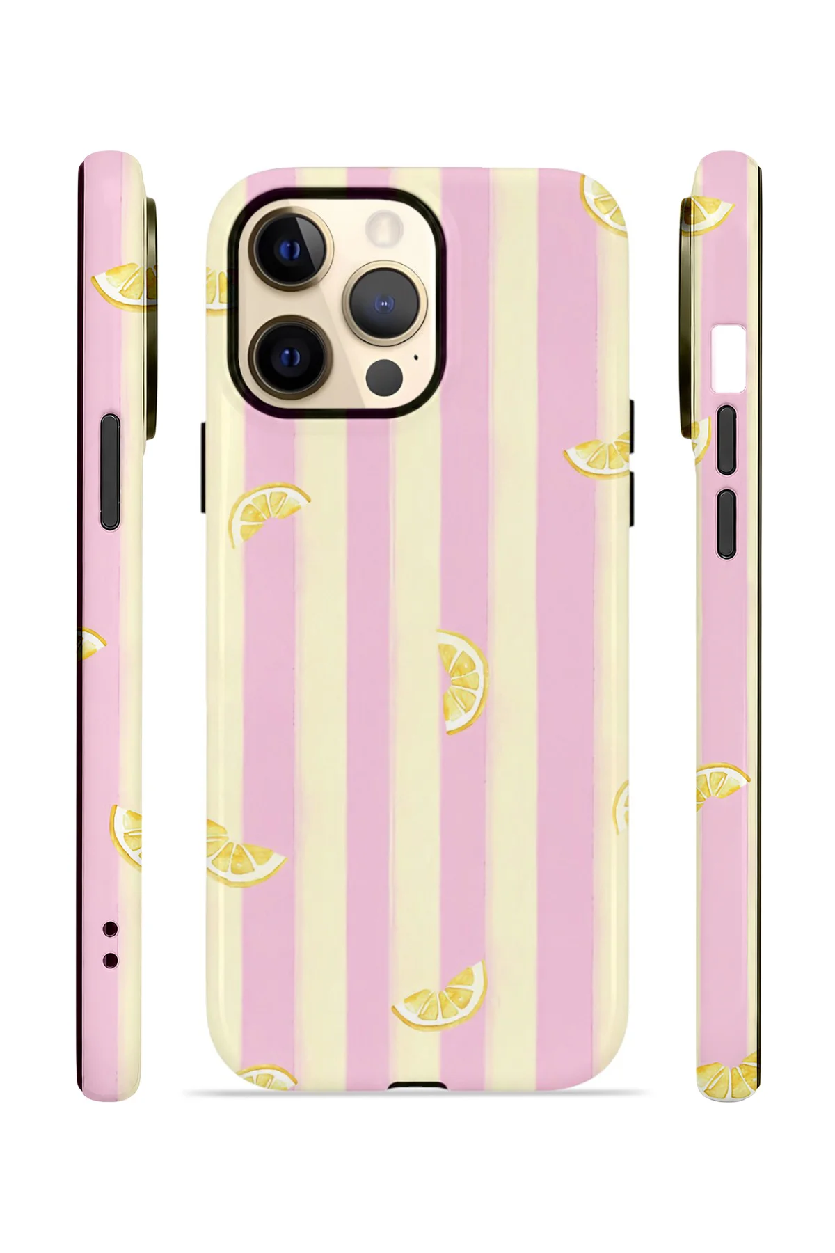 iPhone 12 Pro Max Vorian Çift Katmanlı MagSafe Kılıf Pink Lemon Parade