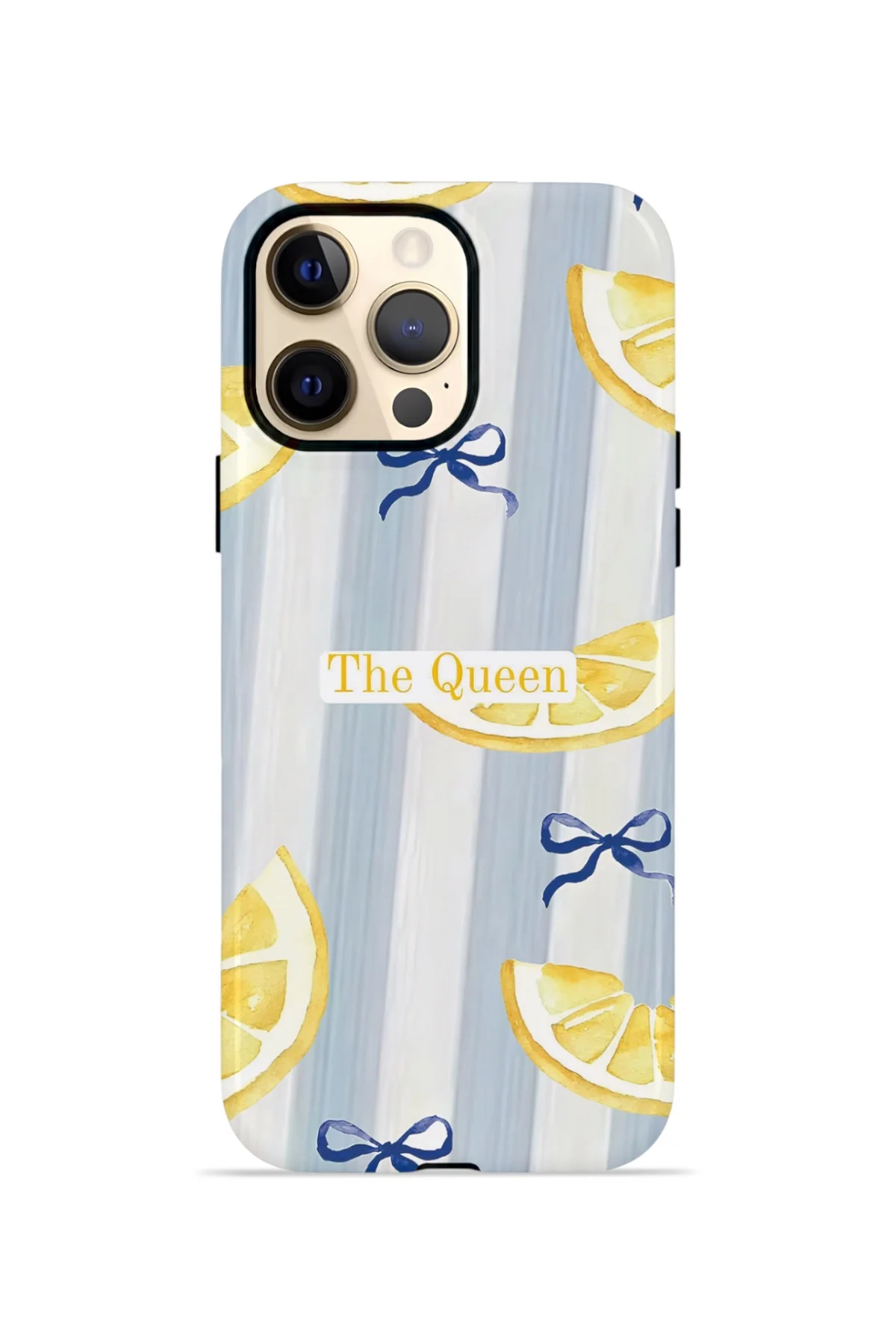 iPhone 12 Pro Max Vorian Çift Katmanlı MagSafe Kılıf Queen Lemon Bow