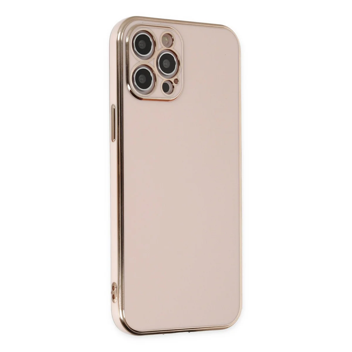 iPhone 12 Pro Max Volet Silikon Kılıf - Pembe
