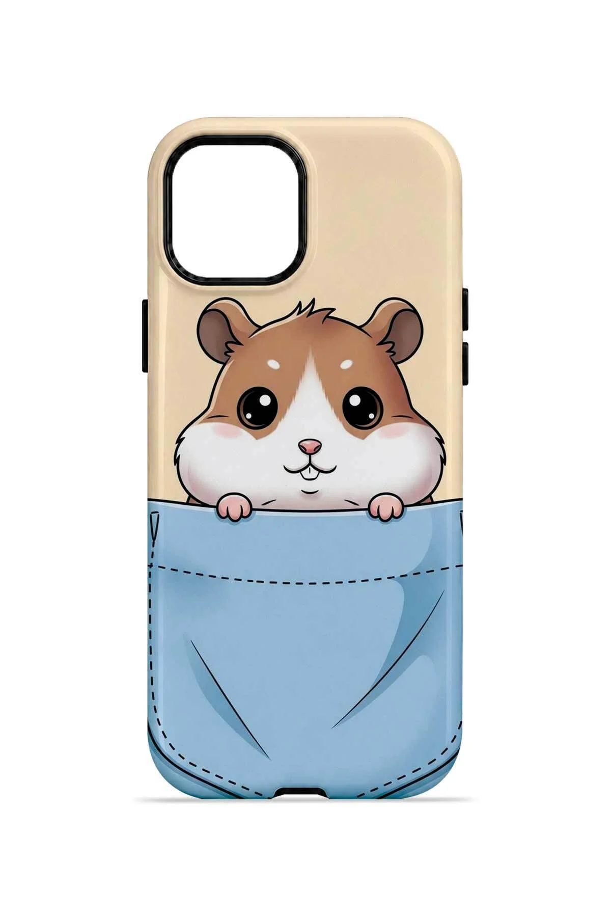 iPhone 12 Pro Max Vorian MagSafe Çift Katmanlı Cepli Hamsterli Kılıf iPhone 12 Pro Max Vorian MagSafe Çift Katmanlı Cepli Hamsterli Kılıf - Görsel 4