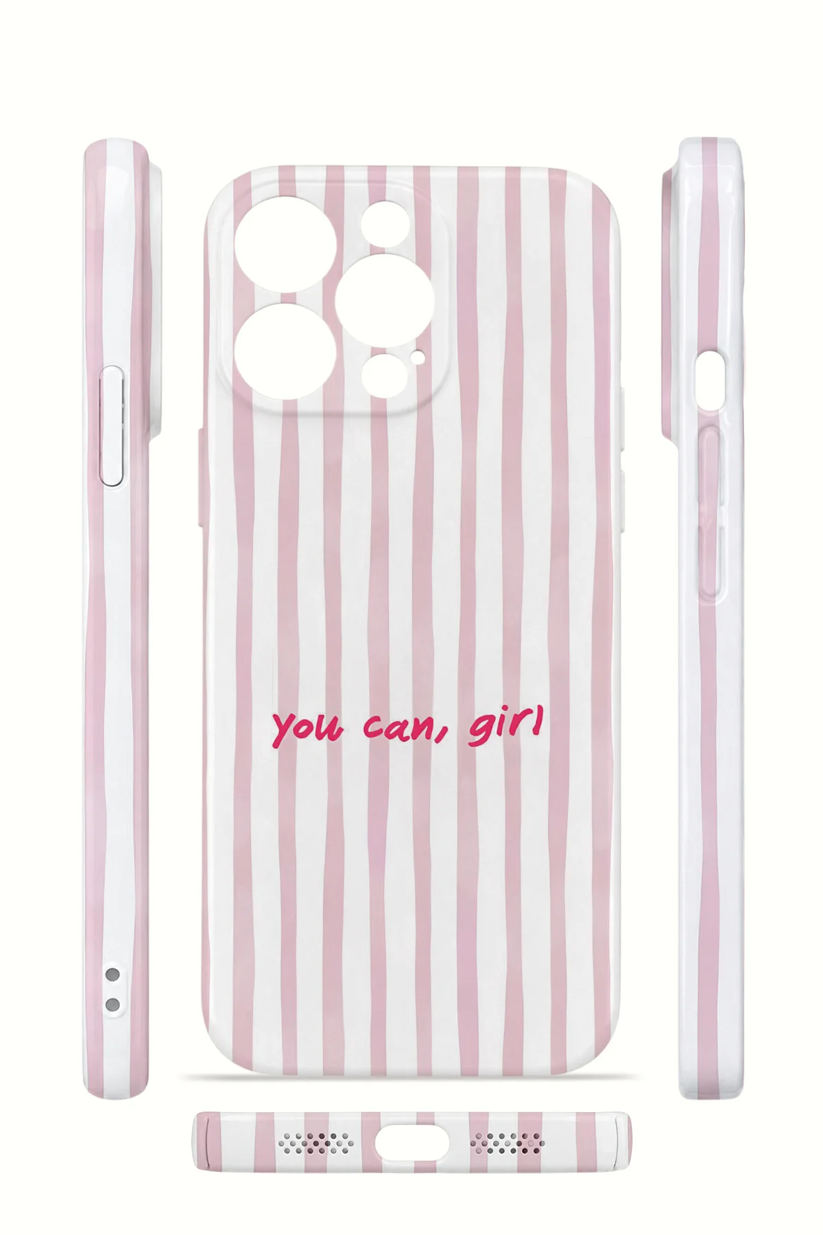 iPhone 12 Pro Max Vorian İnce Kamera Korumalı Mika Kılıf You Can Girl