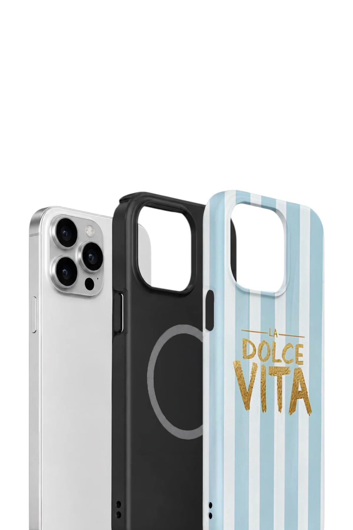 iPhone 12 Pro Max Vorian Çift Katmanlı MagSafe Kılıf La Dolce Vita Blue