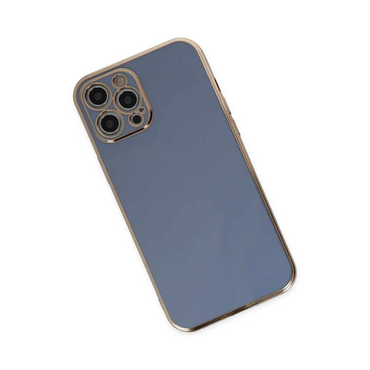iPhone 12 Pro Max Volet Silikon Kılıf Mavi – Şık Tasarım ve Yüksek Koruma