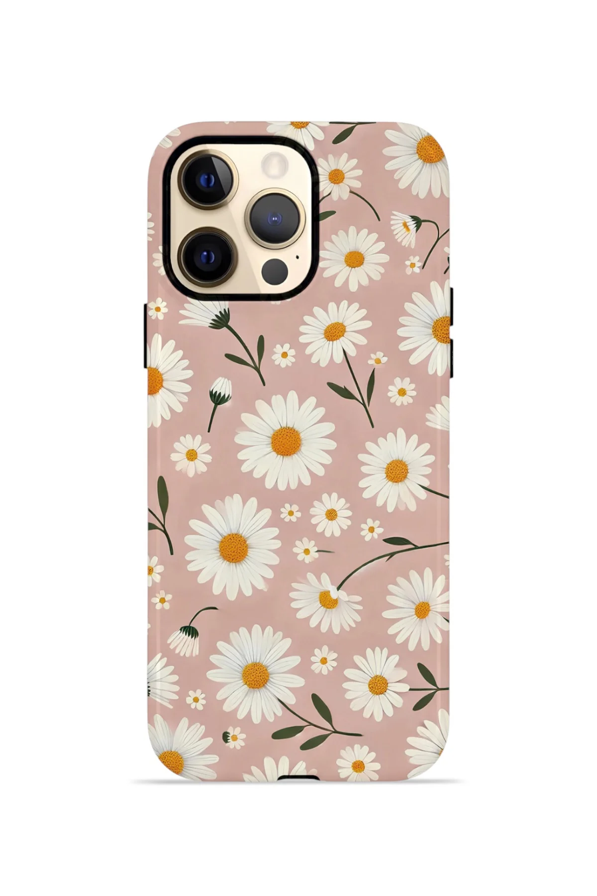 iPhone 12 Pro Max Vorian Çift Katmanlı MagSafe Kılıf Daisy Mocha Garden