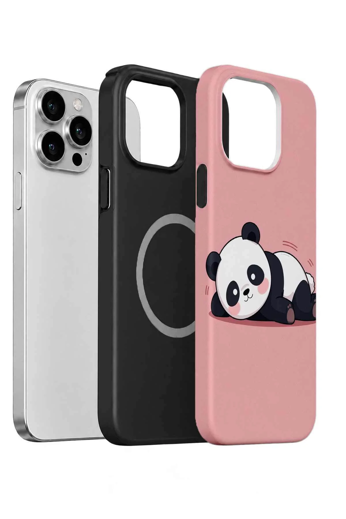 iPhone 12 Pro Max Vorian MagSafe Çift Katmanlı Uykucu Pandalı Kılıf iPhone 12 Pro Max Vorian MagSafe Çift Katmanlı Uykucu Pandalı Kılıf - Görsel 2
