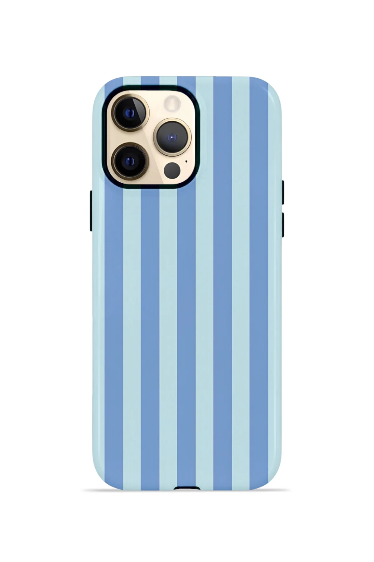 iPhone 12 Pro Max Vorian Çift Katmanlı MagSafe Kılıf Blue Gelato Stripe