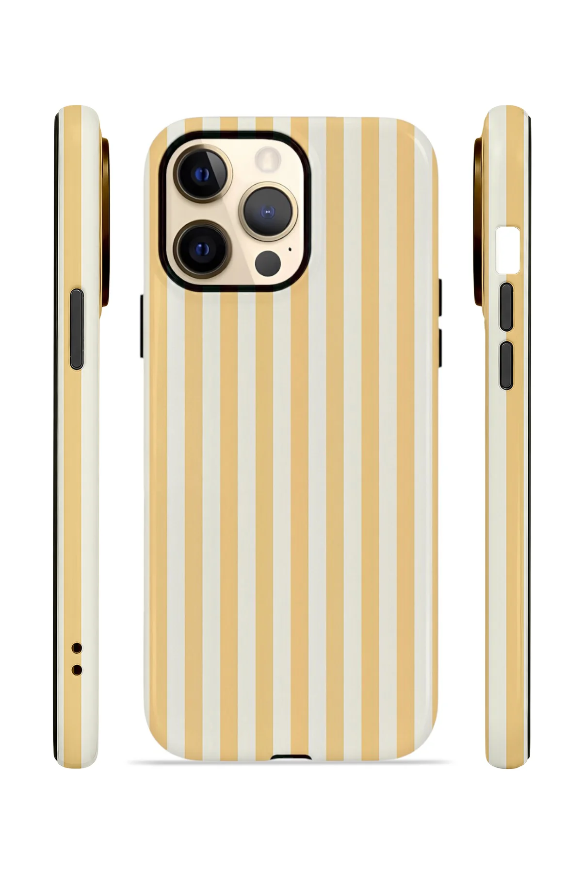 iPhone 12 Pro Max Vorian Yough Kılıf Vanilla Pinstripe