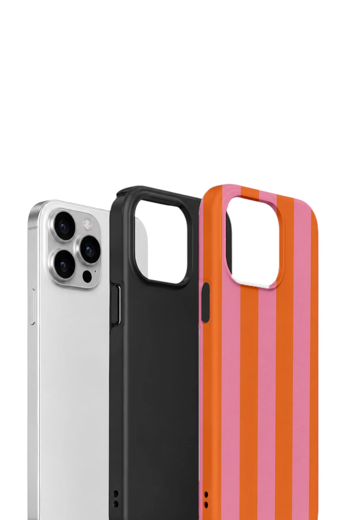 iPhone 12 Pro Max Vorian Yough Kılıf Tangerine Rose Stripe