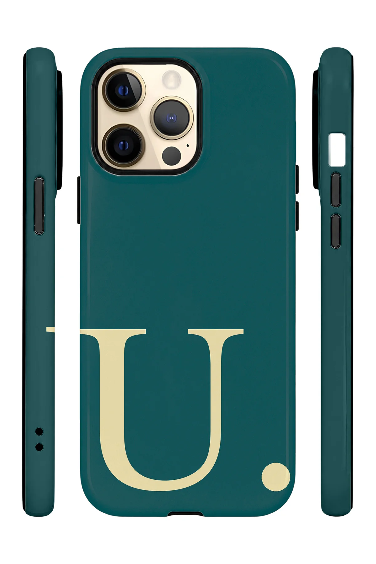 iPhone 12 Pro Max Vorian Çift Katmanlı Korumalı Kılıf Petrol Cream U iPhone 12 Pro Max Vorian Çift Katmanlı Korumalı Kılıf Petrol Cream U