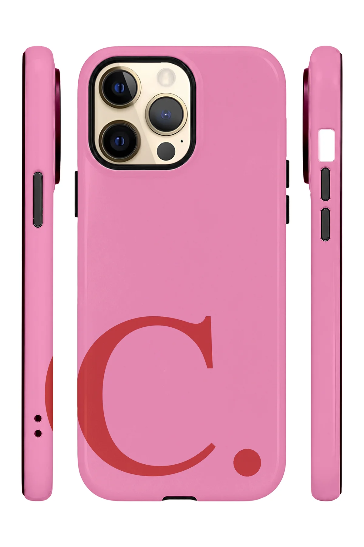iPhone 12 Pro Max Vorian Magsafe Çift Katmanlı Darbe Korumalı Kılıf Poppy Pink C