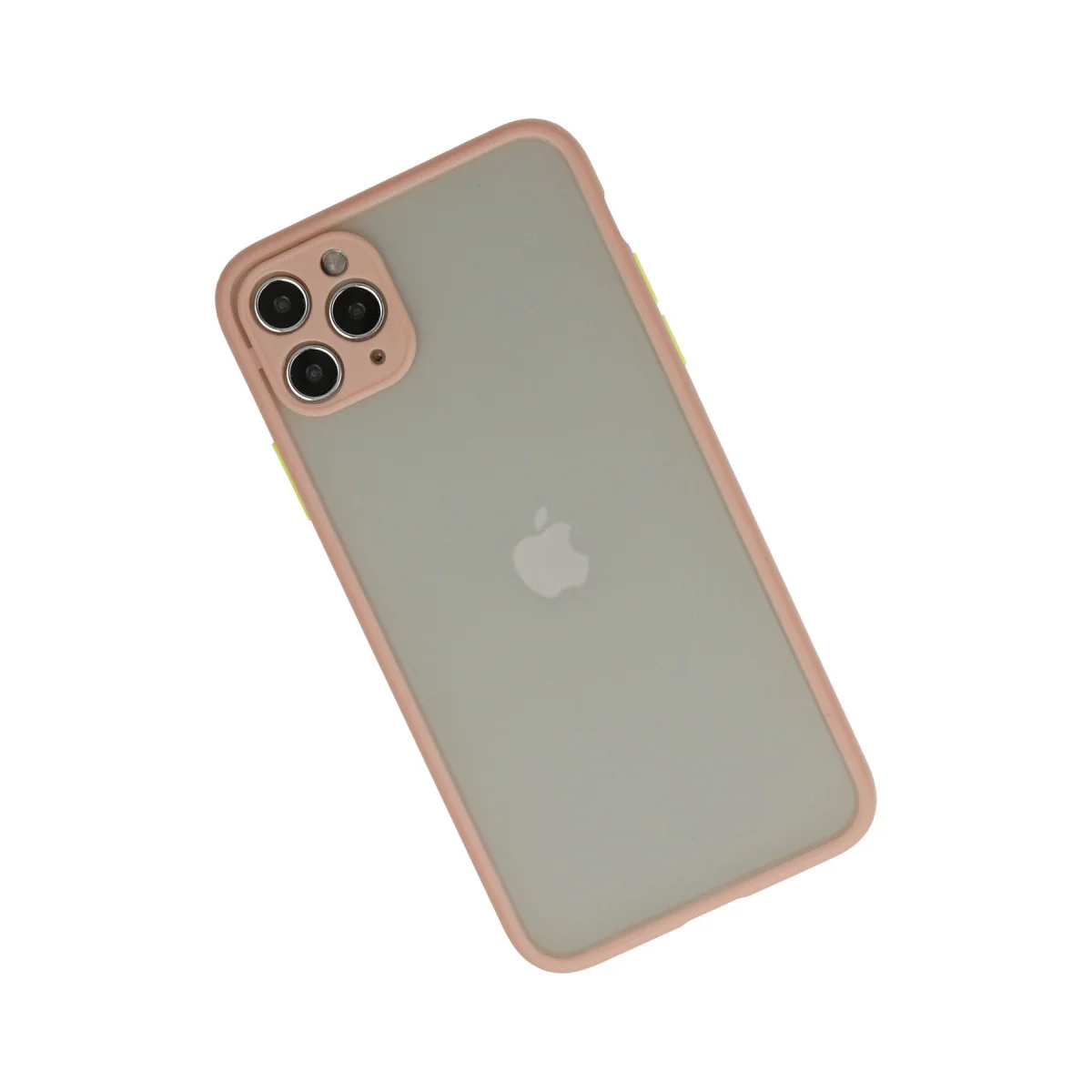 iPhone 12 Pro Montreal Silikon Kılıf - Pembe Kamera Korumalı ve Şık Tasarım