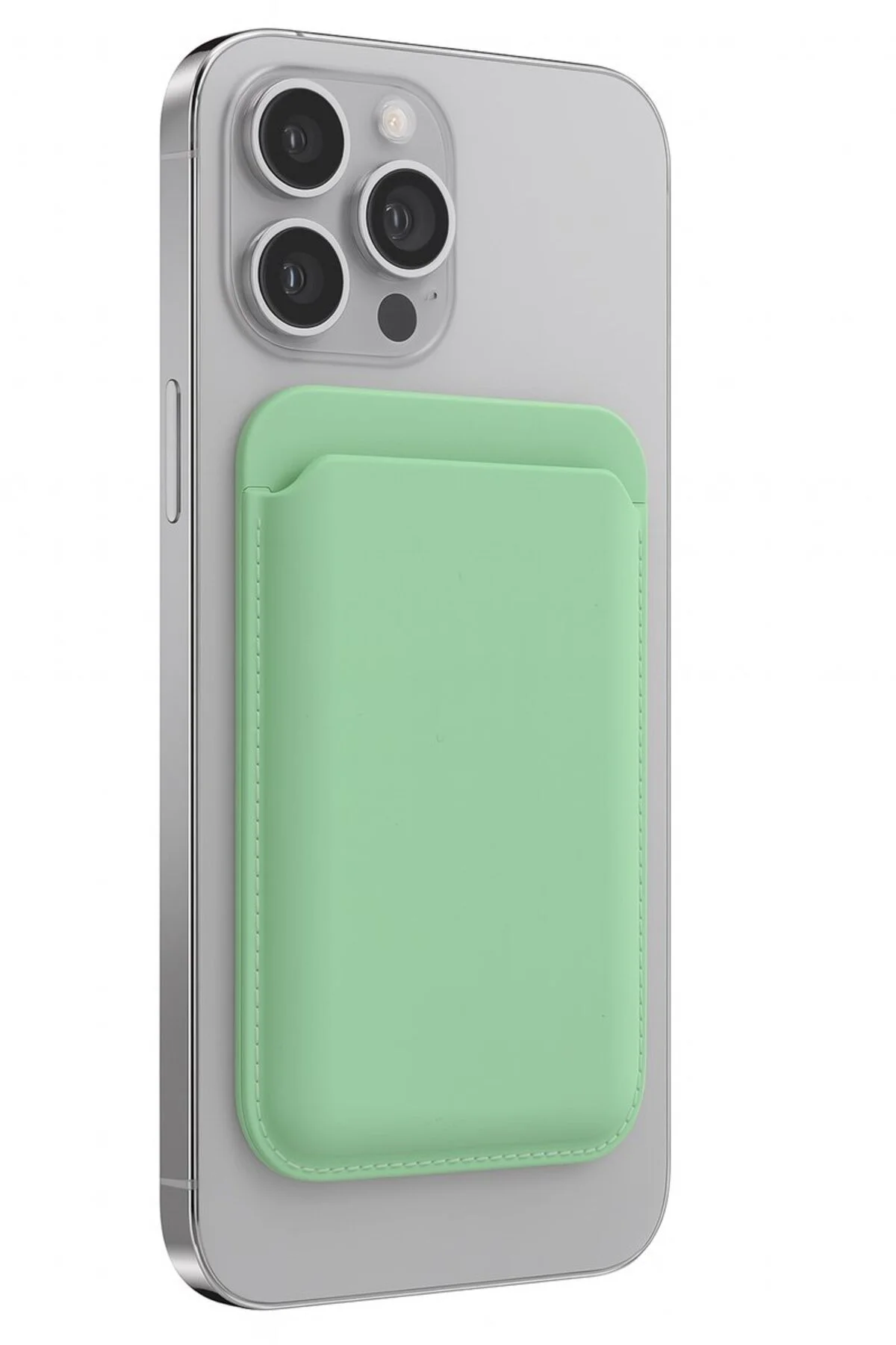iPhone 12 Pro Pocka Magsafe Cüzdan Mint Sage