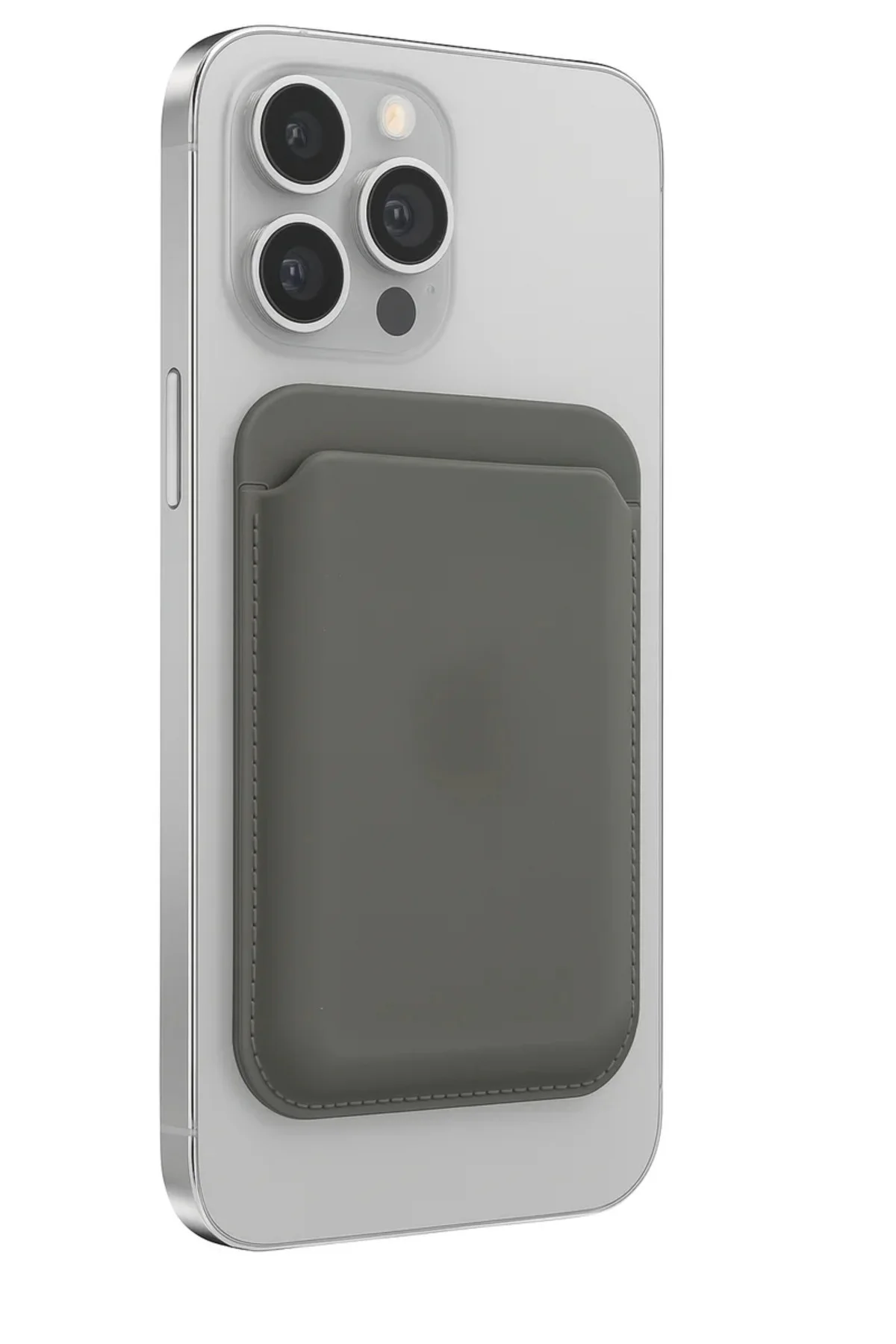 iPhone 12 Pro Pocka Magsafe Cüzdan Industrial Black