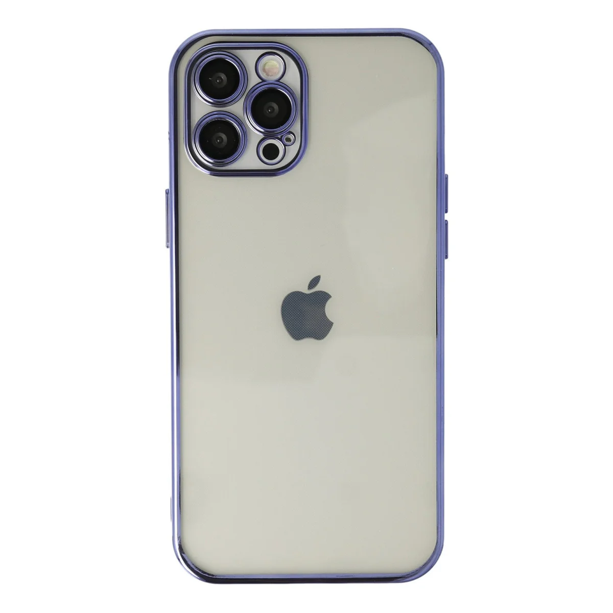 iPhone 12 Pro Razer Lensli Silikon Kılıf - Mor